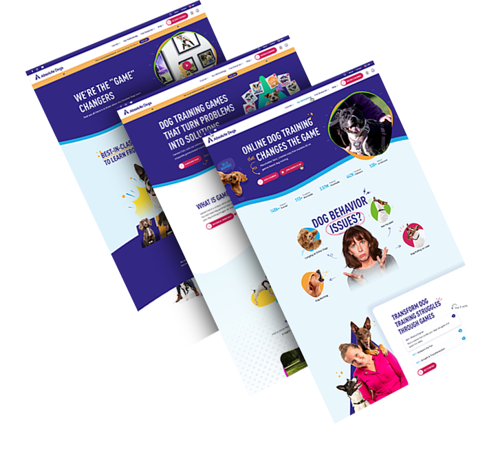 absolute dogs web design