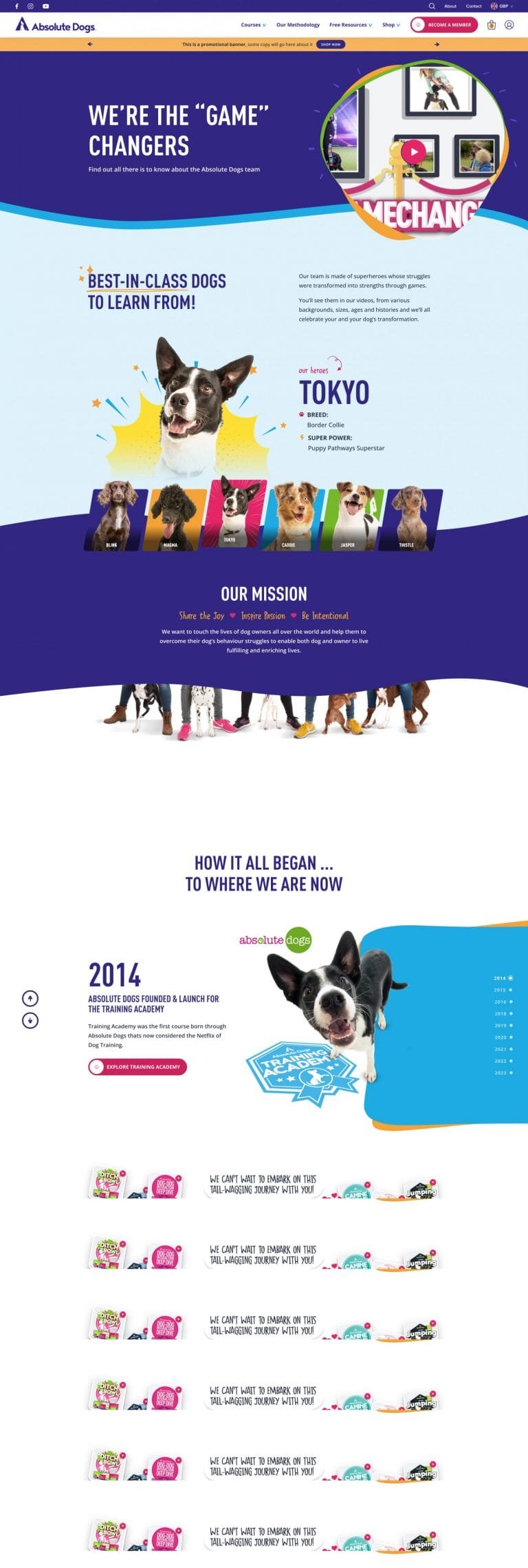 Absolute Dogs about screenshot